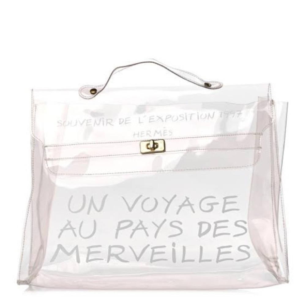 Hermes Souvenir de L'Exposition 1997 Kelly Transparent
